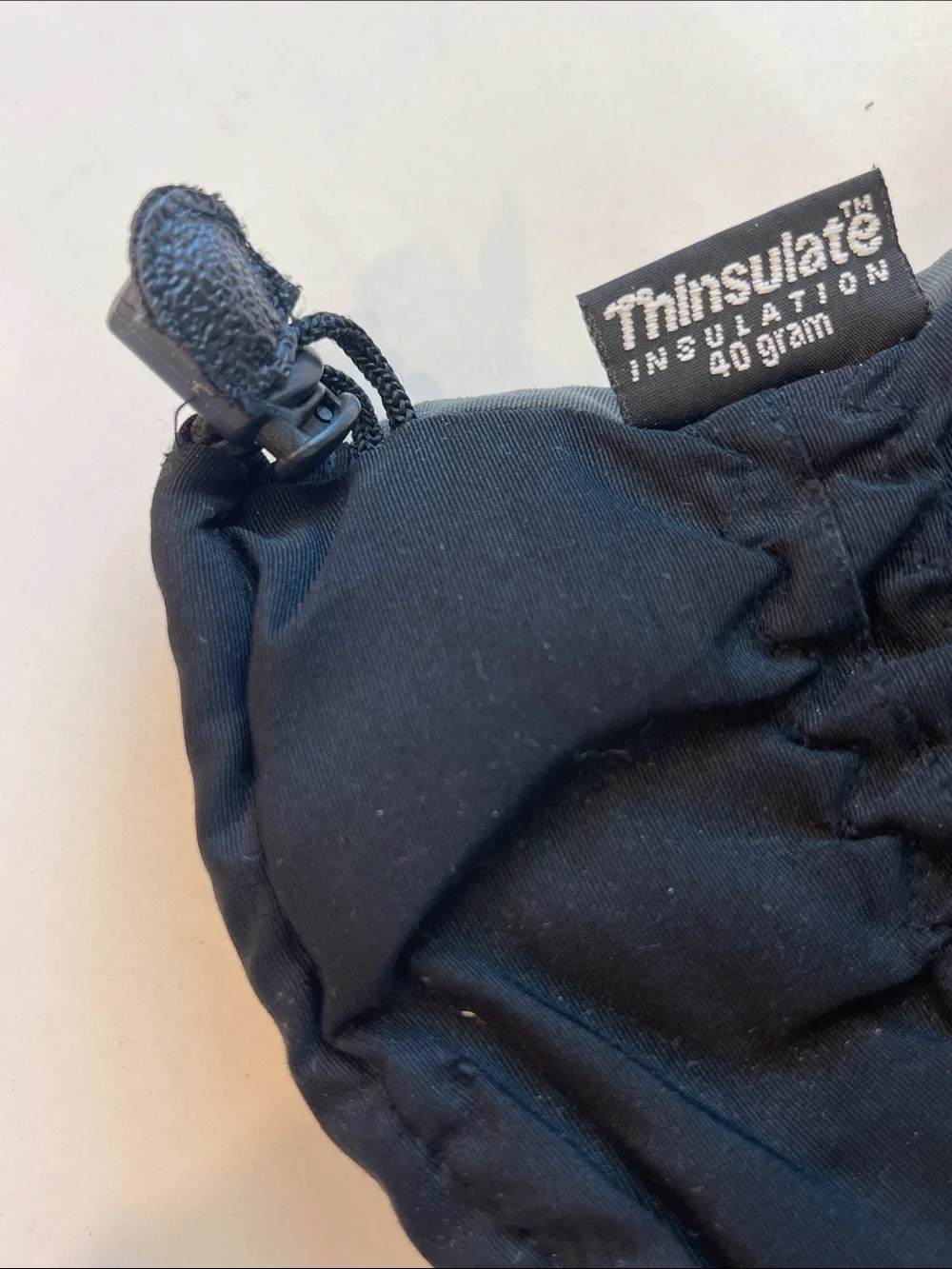 3M Thinsulate Black Insulated Mittens with Grip Palm